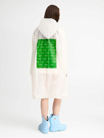 Дождевик-плащ CloudTime с печатью в один цвет на заказ - рис 15.