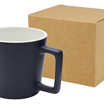 Cali Керамическая кружка объемом 370 мл с матовой отделкой - Navy Blue