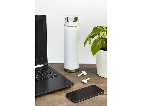 Бутылка для воды с вакуумной изоляцией Thor объемом 650 мл из переработанной нержавеющей стали, сертифицированной по стандарту RCS - Зеленый лесной - рис 5.