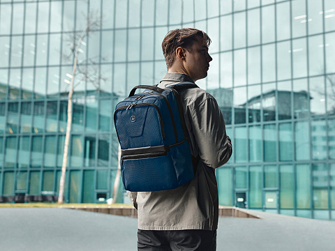 Рюкзак WENGER XE Resist 16, синий, переработанный ПЭТ/Полиэстер, 30х20х44 см, 23 л. - рис 8.