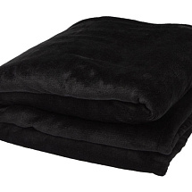 Эшн одеяло из переработанного шерпа GRS, черный