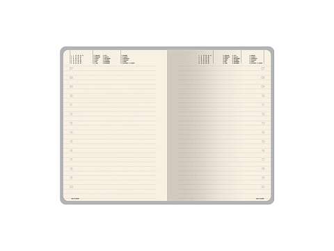 Ежедневник А5 Megapolis Slim flex, синий - рис 11.