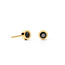 Пусеты Black-Gold Coeur de Lion 0227/21-1316