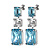 Серьги ESMARA SS AQUA / CRYSTAL Dyrberg Kern 460015 - миниатюра