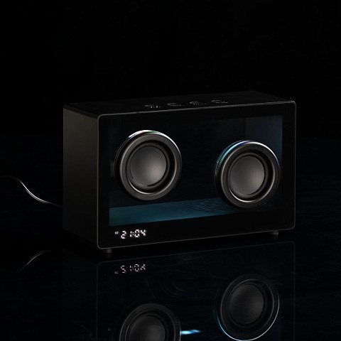 Bluetooth-колонка со светомузыкой Sensofonic, черная - рис 9.