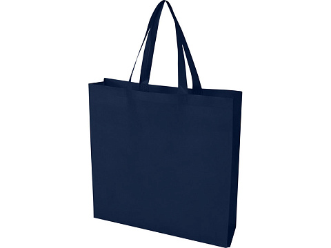 Экосил эко-сумка с ластовицей из нетканого материала, переработанного по стандарту GRS, объемом 12 л, темно-синий