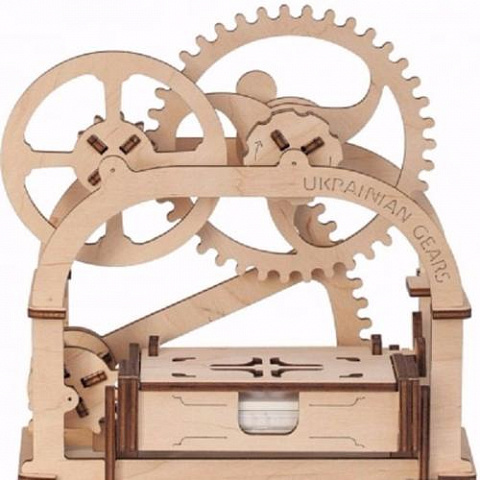 Конструктор Ugears Механическая шкатулка (визитница) - рис 4.