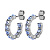 Серьги RAQUEL SS LIGHT SAPPHIRE - миниатюра