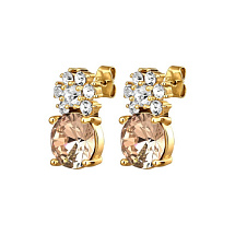Серьги BECKIA SG GOLDEN / CRYSTAL Dyrberg Kern 460068