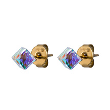 Пусеты Crystal AB Fiore Luna SWE0127/1 AB G