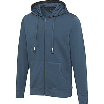 Толстовка Арора мужская с капюшоном, серо-синий