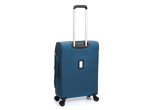 Чемодан TORBER ВИВИ, синий, полиэстер, 44 х 25 х 67 см, 63 л - рис 3.