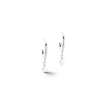 Пусеты White-Silver Coeur de Lion *1121/21-1417