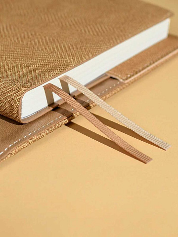 Ежедневник-органайзер Twill, недатированный, коричневый - рис 12.