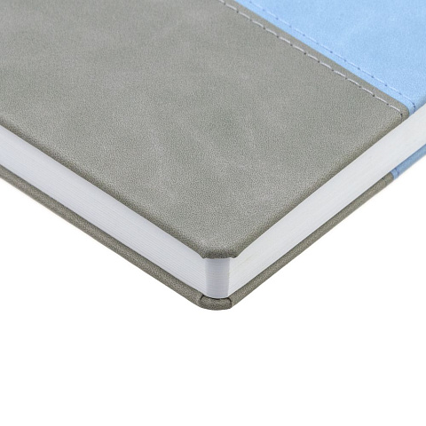 Ежедневник Horizon, недатированный, серый с голубым - рис 7.