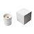 Ароматическая свеча в белом стакане, Россо: апельсин и клубника, дуб, 190 мл, белый (без лого LM) - миниатюра - рис 2.