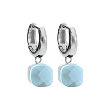 Серьги FIRENZE (S) Air Blue Opal Qudo 107000/20-4701