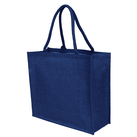 Сумка из джута Caravan Jute, темно-синий - рис 2.