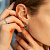 Серьги EMERALD Fiore Luna *ACE29031-04 - миниатюра - рис 2.