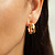 Серьги Hollow Drop Fiore Luna LE6082 G - миниатюра - рис 2.