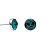 Пусеты Emerald Fiore Luna SWE297 EM S - миниатюра - рис 2.