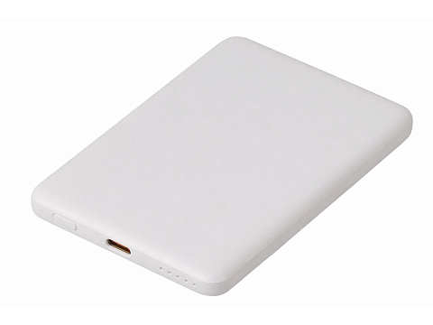 Внешний аккумулятор с QC/PD Шарп, 5000 мАч, белый