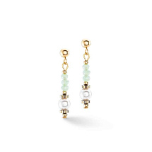 Серьги Light Green Coeur de Lion 4434/21-0520