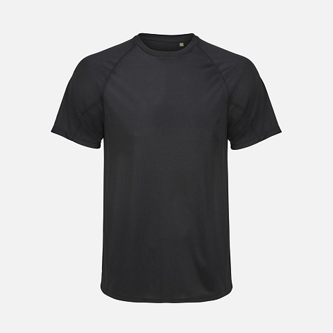 Футболка спортивная унисекс Vortex, черная