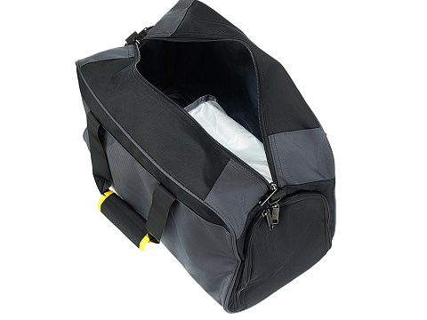 Сумка спортивная TORBER, серый, полиэстер, 48 х 24 х 30 см - рис 8.