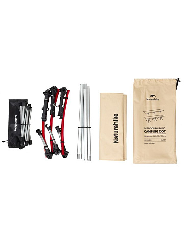 Раскладушка туристическая XJC04, бежевая - рис 7.