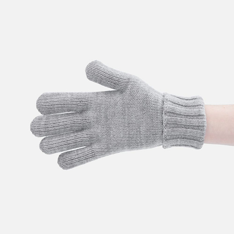 Перчатки Catch Match, светло-серый меланж - рис 3.