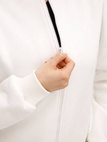 Бомбер унисекс Estado, молочно-белый - рис 11.