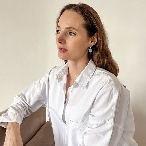 Серьги Azul, Opalina Possebon A0738.20.25 S - рис 2.