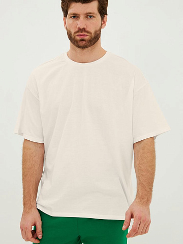 Футболка Oversize Premium, молочно-белая - рис 2.