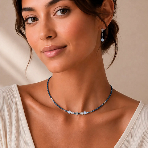 Серьги Light Blue-Silver - рис 3.