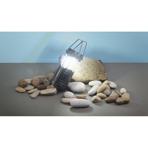 Туристический led-фонарь "Compass" 360˚ , цвет черный - рис 4.