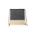 Рюкзак на стяжке LUANDA, черный - миниатюра