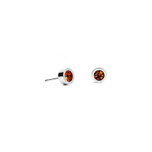 Пусеты Garnet 5х2.5 Fiore Luna SWE125 GA S