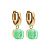 Серьги FIRENZE (G) Peridot Qudo 107001/20-4516 - миниатюра
