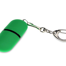 Флешка Goutte Soft-touch на 4 Гб, зеленый