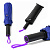 Кастомизированный автоматический складной зонт Altor, синий/фиолетовый - миниатюра - рис 2.