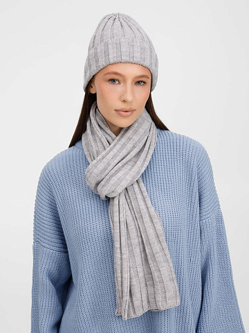 Шапка Metelitsa, серебристо-серый меланж - рис 7.