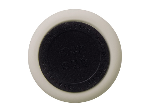 Вакуумная термокружка Waterline c кнопкой Guard, 400 мл, тубус, бежевый - рис 7.