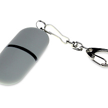 Флешка Goutte Soft-touch на 32 Гб, серый