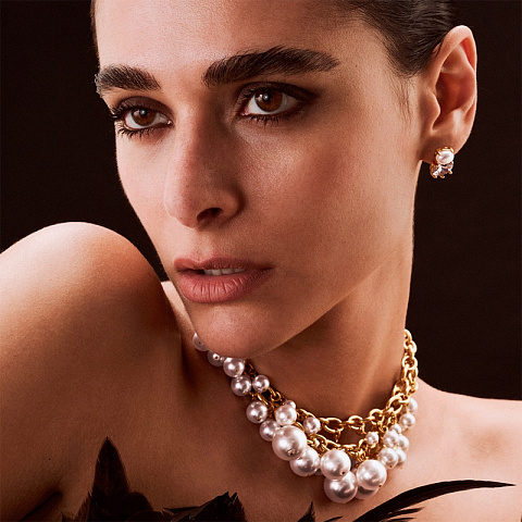 Серьги NERIDA SG CRYSTAL PEARL - рис 2.