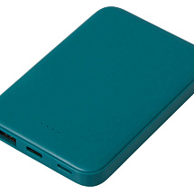 Внешний аккумулятор Simp, 5000 мАч, зеленый