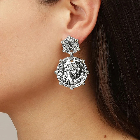Серьги MONZA SS CRYSTAL Dyrberg Kern 440123 - рис 2.