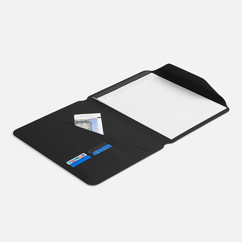 Папка с блокнотом Firmans, черная - рис 7.