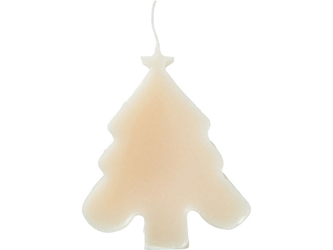 Свеча Елочка, молочный - рис 3.
