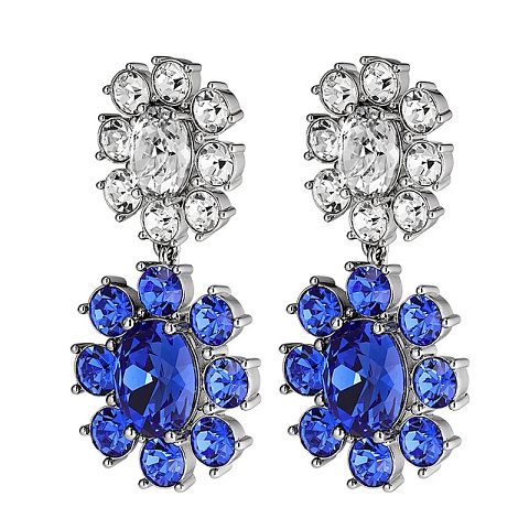 Серьги LINA SS SAPPHIRE/CRYSTAL Dyrberg Kern *440061 - рис 3.